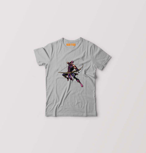 Hawkeye Kids T-Shirt for Boy/Girl-Grey-Ektarfa.online