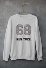 Load image into Gallery viewer, New York Unisex Sweatshirt for Men/Women-S(40 Inches)-Grey Melange-Ektarfa.online
