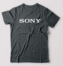 Load image into Gallery viewer, Sony T-Shirt for Men-S(38 Inches)-Steel grey-Ektarfa.online
