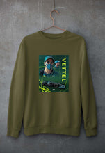 Load image into Gallery viewer, Sebastian Vettel F1 Unisex Sweatshirt for Men/Women-S(40 Inches)-Olive Green-Ektarfa.online
