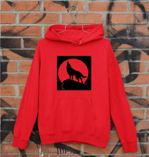 Load image into Gallery viewer, Wolf Unisex Hoodie for Men/Women-S(40 Inches)-Red-Ektarfa.online
