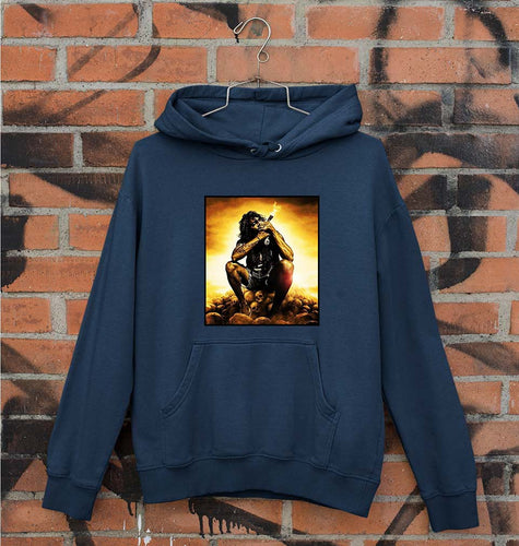 Aghori Unisex Hoodie for Men/Women-S(40 Inches)-Navy Blue-Ektarfa.online