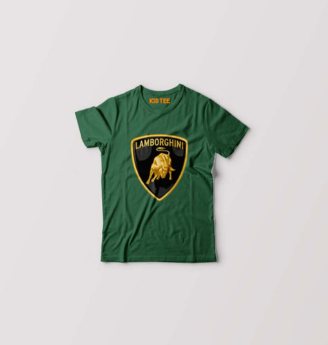 Lamborghini Kids T-Shirt for Boy/Girl-0-1 Year(20 Inches)-Dark Green-Ektarfa.online