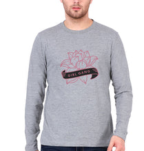 Load image into Gallery viewer, Frida Kahlo Full Sleeves T-Shirt for Men-Grey Melange-Ektarfa.online
