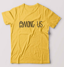Load image into Gallery viewer, Among Us T-Shirt for Men-S(38 Inches)-Golden Yellow-Ektarfa.online
