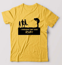 Load image into Gallery viewer, Rum Funny T-Shirt for Men-Golden Yellow-Ektarfa.online
