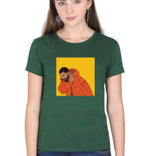 Load image into Gallery viewer, Drake T-Shirt for Women-XS(32 Inches)-Dark Green-Ektarfa.online
