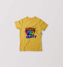 Load image into Gallery viewer, Trippy Kids T-Shirt for Boy/Girl-Golden Yellow-Ektarfa.online

