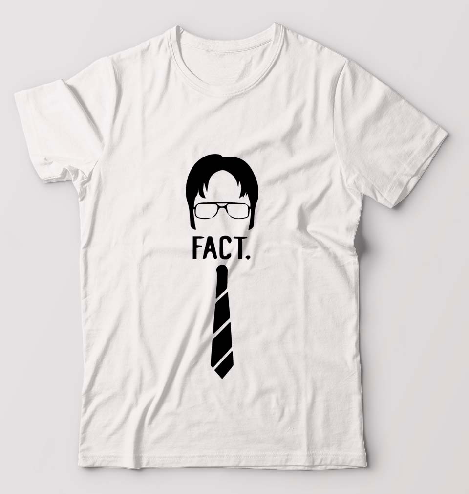 Dwight Schrute T-Shirt for Men-White-Ektarfa.online