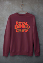 Load image into Gallery viewer, Royal Enfield Crew Unisex Sweatshirt for Men/Women-Maroon-Ektarfa.online
