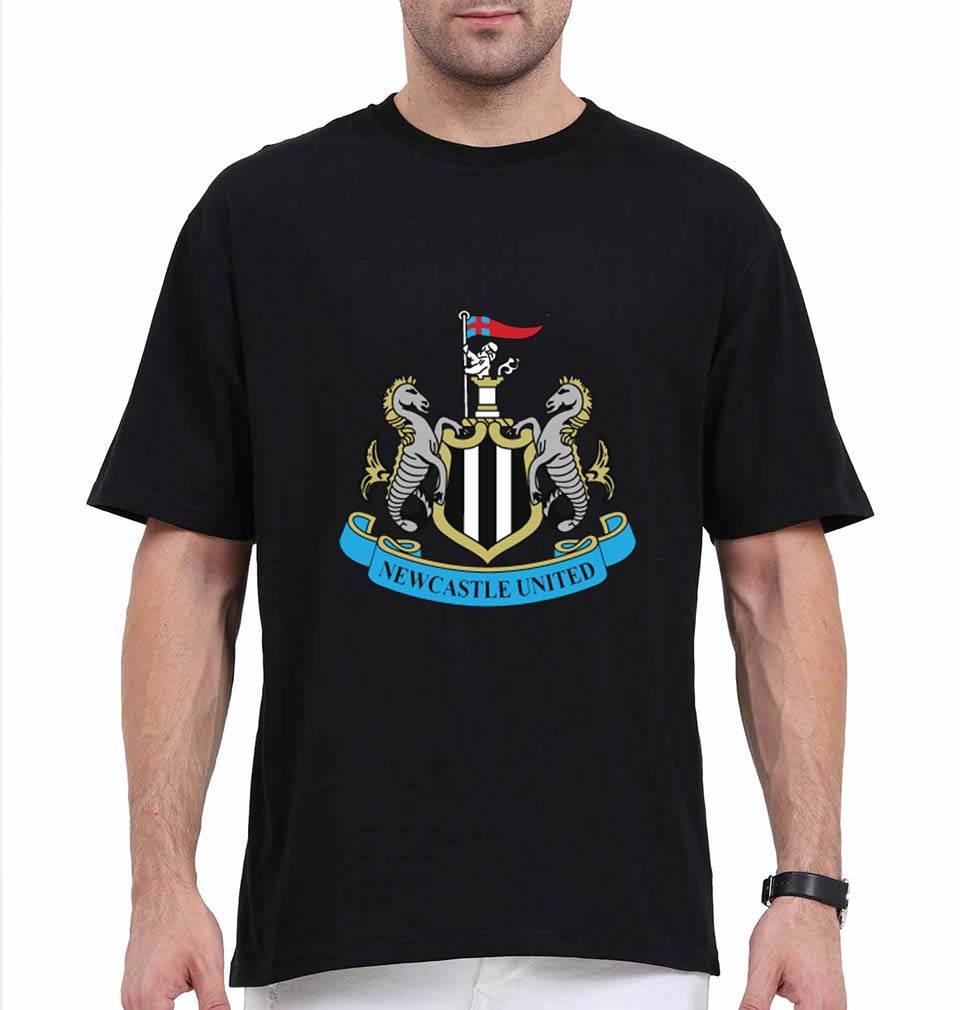 Newcastle Oversized T-Shirt for Men-Black-Ektarfa.online