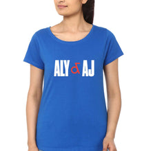 Load image into Gallery viewer, Aly &amp; AJ T-Shirt for Women-Royal Blue-Ektarfa.online
