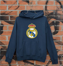 Load image into Gallery viewer, Real Madrid Unisex Hoodie for Men/Women-S(40 Inches)-Navy Blue-Ektarfa.online
