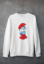 Load image into Gallery viewer, Papa Smurf Unisex Sweatshirt for Men/Women-White-Ektarfa.online
