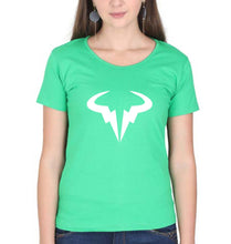 Load image into Gallery viewer, Rafael Nadal (RAFA) T-Shirt for Women-XS(32 Inches)-Flag Green-Ektarfa.online
