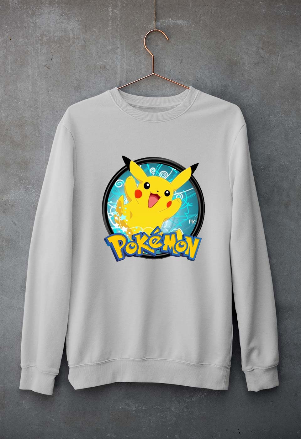 Pokémon Unisex Sweatshirt for Men/Women-Grey Melange-Ektarfa.online