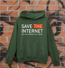 Load image into Gallery viewer, Internet Funny Unisex Hoodie for Men/Women-Dark Green-Ektarfa.online
