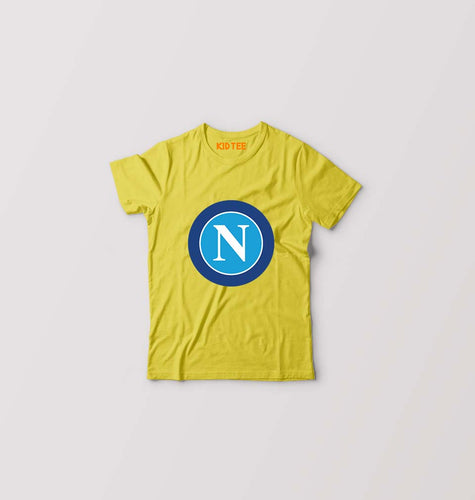 Napoli Kids T-Shirt for Boy/Girl-Mustard Yellow-Ektarfa.online