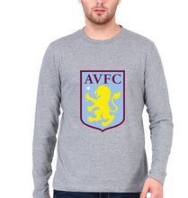 Load image into Gallery viewer, Aston Villa Full Sleeves T-Shirt for Men-Grey Melange-Ektarfa.online
