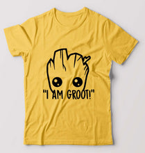 Load image into Gallery viewer, Groot T-Shirt for Men-Golden yellow-Ektarfa.online
