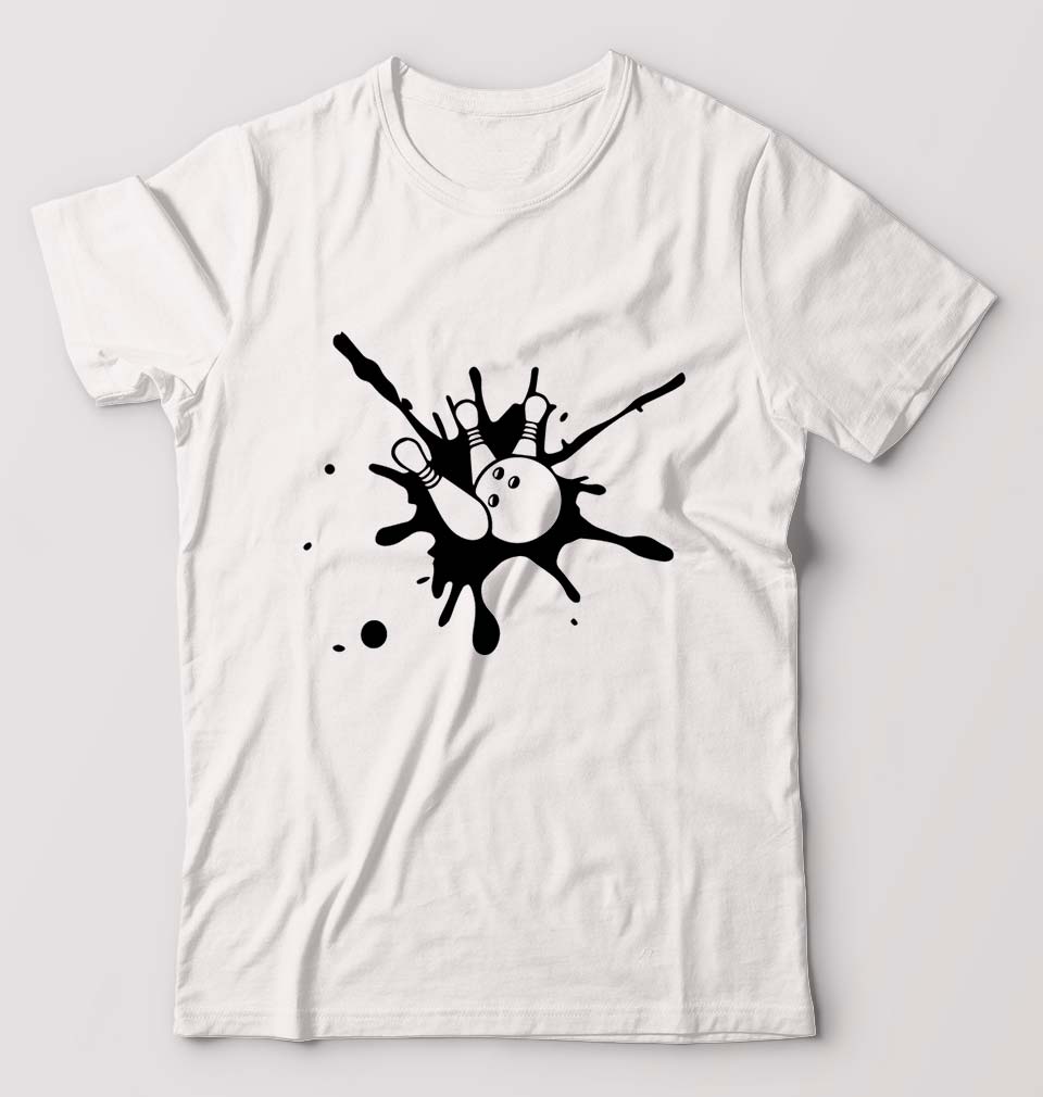 Bowling T-Shirt for Men-White-Ektarfa.online