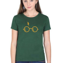 Load image into Gallery viewer, Harry Potter T-Shirt for Women-XS(32 Inches)-Dark Green-Ektarfa.online
