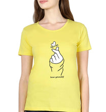 Load image into Gallery viewer, Love Yourself T-Shirt for Women-Yellow-Ektarfa.online
