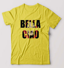 Load image into Gallery viewer, Money Heist Bella Ciao T-Shirt for Men-Yellow-Ektarfa.online
