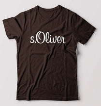 Load image into Gallery viewer, s.Oliver T-Shirt for Men-S(38 Inches)-Coffee Brown-Ektarfa.online
