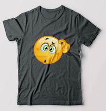 Load image into Gallery viewer, Emoji T-Shirt for Men-Steel grey-Ektarfa.online
