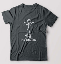 Load image into Gallery viewer, Nachu Funny T-Shirt for Men-Steel grey-Ektarfa.online
