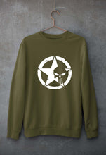 Load image into Gallery viewer, Punisher Unisex Sweatshirt for Men/Women-Olive Green-Ektarfa.online

