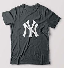 Load image into Gallery viewer, New York Yankees T-Shirt for Men-S(38 Inches)-Steel grey-Ektarfa.online
