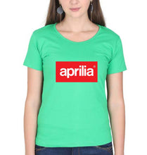 Load image into Gallery viewer, Aprilia T-Shirt for Women-flag green-Ektarfa.online
