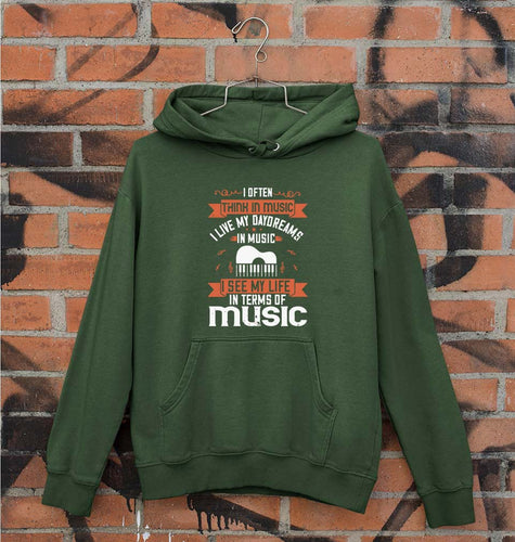 Music Unisex Hoodie for Men/Women-Dark Green-Ektarfa.online