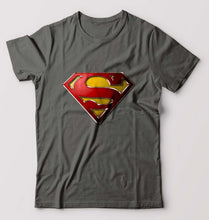 Load image into Gallery viewer, Superman Superhero T-Shirt for Men-Charcoal-Ektarfa.online
