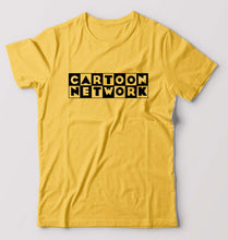 Load image into Gallery viewer, Cartoon Network T-Shirt for Men-S(38 Inches)-Golden Yellow-Ektarfa.online
