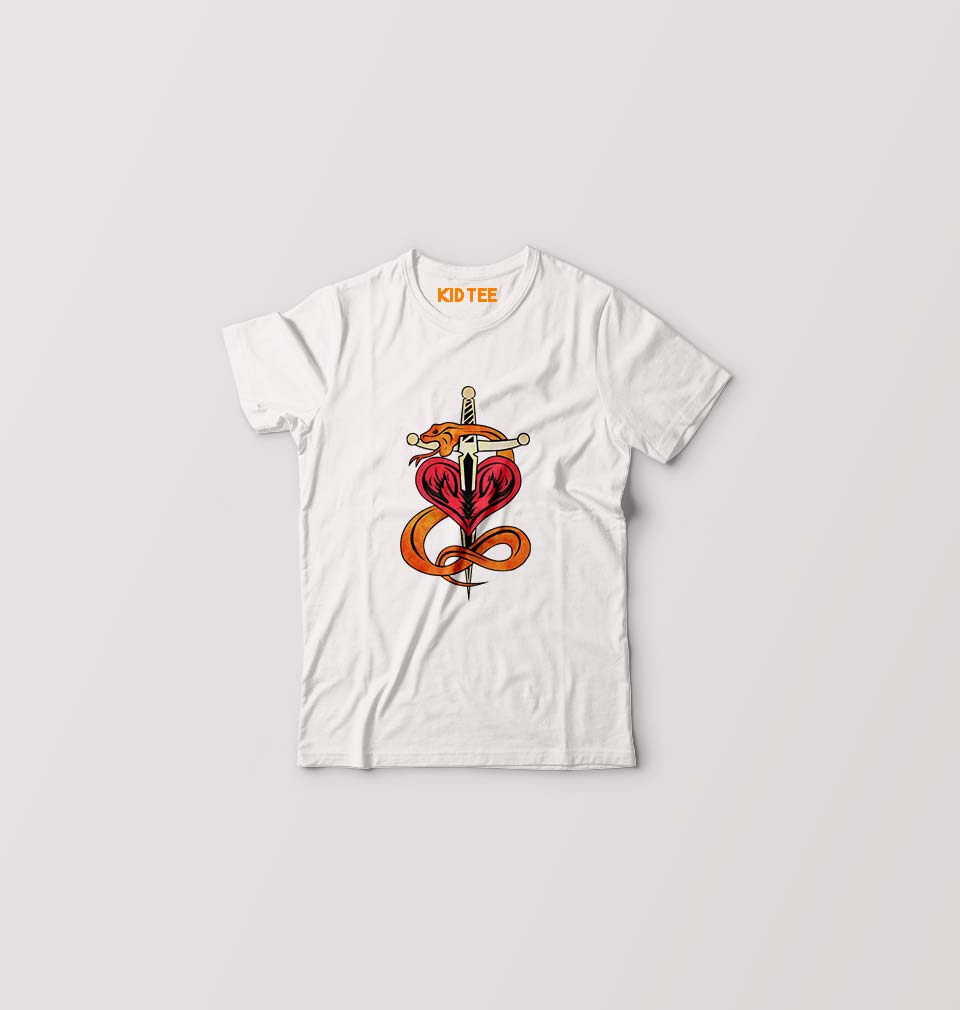 Shawn Michaels (WWE) Kids T-Shirt for Boy/Girl-White-Ektarfa.online