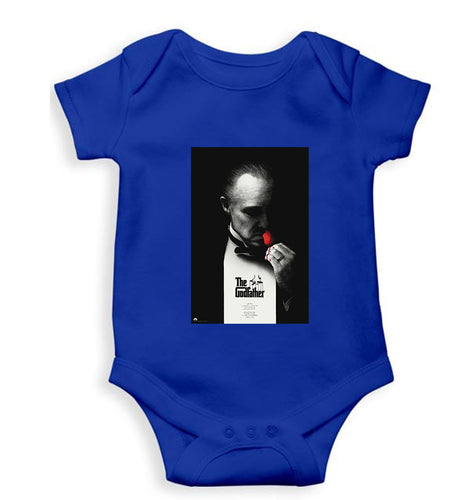 The Godfather Kids Romper For Baby Boy/Girl-0-5 Months(18 Inches)-Royal Blue-Ektarfa.online