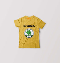 Load image into Gallery viewer, Skoda Kids T-Shirt for Boy/Girl-Golden Yellow-Ektarfa.online
