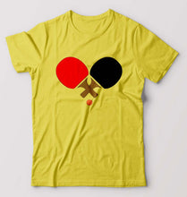 Load image into Gallery viewer, Table Tennie (TT) T-Shirt for Men-Yellow-Ektarfa.online
