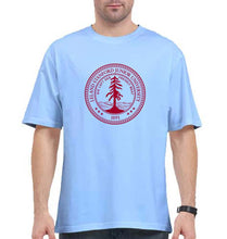 Load image into Gallery viewer, Stanford Oversized T-Shirt for Men-Baby Blue-Ektarfa.online
