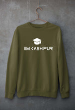 Load image into Gallery viewer, IIM Kashipur Unisex Sweatshirt for Men/Women-S(40 Inches)-Olive Green-Ektarfa.online
