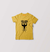 Load image into Gallery viewer, Villain Club Kids T-Shirt for Boy/Girl-0-1 Year(20 Inches)-Golden Yellow-Ektarfa.online
