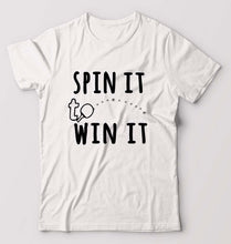 Load image into Gallery viewer, Table Tennie (TT) T-Shirt for Men-White-Ektarfa.online
