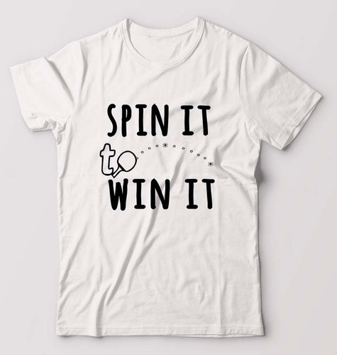 Table Tennie (TT) T-Shirt for Men-White-Ektarfa.online