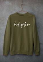 Load image into Gallery viewer, Dark Future Unisex Sweatshirt for Men/Women-S(40 Inches)-Olive Green-Ektarfa.online
