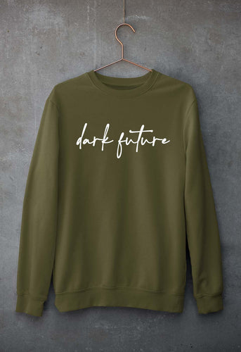 Dark Future Unisex Sweatshirt for Men/Women-Olive Green-Ektarfa.online