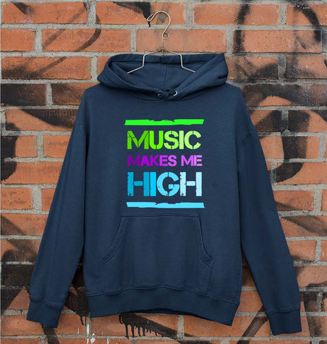 Music Unisex Hoodie for Men/Women-Navy Blue-Ektarfa.online