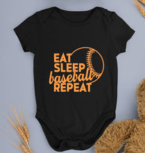 Load image into Gallery viewer, Baseball Kids Romper Kids Romper For Baby Boy/Girl-0-5 Months(18 Inches)-Black-Ektarfa.online
